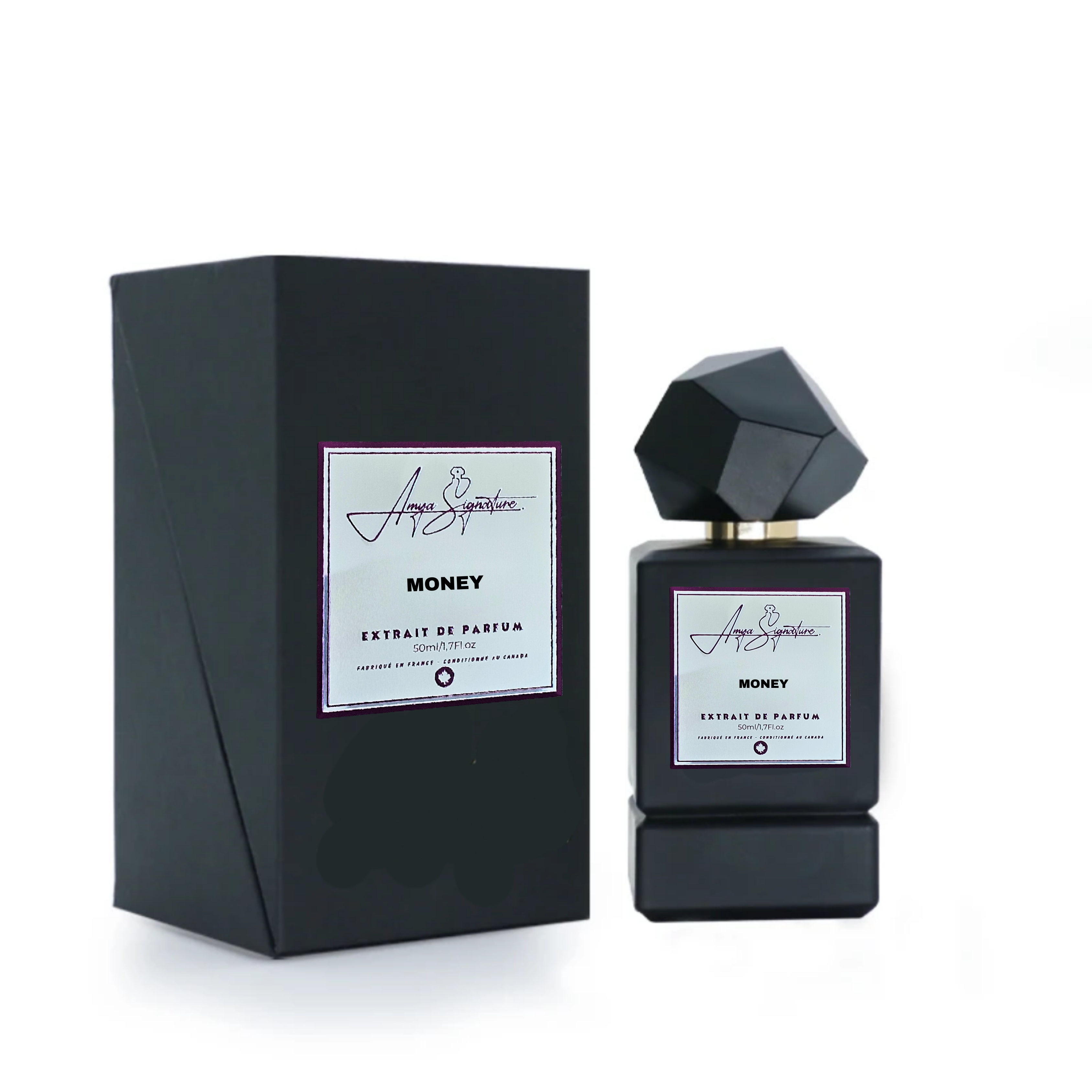 MONEY perfume with gift-ready box – elegant fragrance inspired by Bois d’Argent.